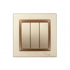 Выключатель тройной Luxel JAZZ (9613), Качество