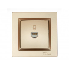 Компьютерная розетка Luxel JAZZ (9627) Бронзовая., Качество