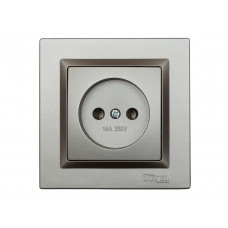 Розетка одинарная Luxel JAZZ (9701) Графитовая, Качество