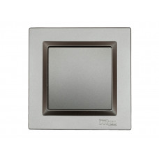 Выключатель одинарный Luxel JAZZ (9702) Графитовый, Качество