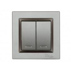 Выключатель двойной с подсветкой Luxel JAZZ (9706)., Качество