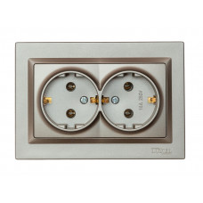 Розетка двойная с заземлением Luxel JAZZ (9708)., Качество