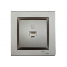 Компьютерная розетка Luxel JAZZ (9727) Графитовая, Качество