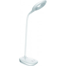 Светодиодный настольный светильник Luxel 6W IP20 (белый) + USB, ночник (TL-04W), Качество