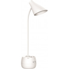 Светодиодный настольный светильник Luxel 7W (белый) + Органайзер, ночник (TL-10W), Качество