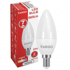 LED лампа VARGO C37 7W E14 4000K 665lm (110526), Качество