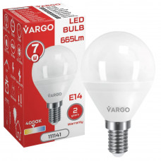 LED лампа VARGO G45 7W E14 4000K 665lm (111141), Качество