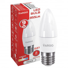 LED лампа VARGO C37 9W E27 4000K 855lm (111143), Качество