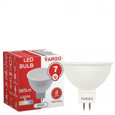 LED лампа VARGO MR16 7W 4000K 665lm (111147), Качество