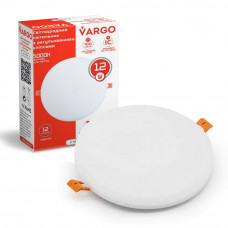 LED светильник VARGO круг 12W 4000K 1200lm с регулируемыми клипсами размер отв. 50-70mm, размер 85mm (V-111776), Качество