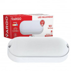 Светодиодный светильник VARGO ЖКХ 12W 6500K 1200lm овал IP54 Размер: 168x70x46мм (111858), Качество