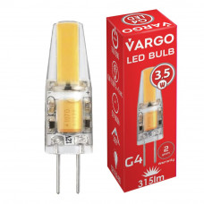 LED лампа VARGO G4, 3.5W, COB, 4000K, AC-DC12V, ɸ9.6×H35mm (114866), Качество