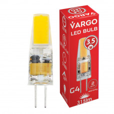 LED лампа VARGO G4, 3.5W, 4000K, AC 220V, ɸ10×H32mm (114868), Качество