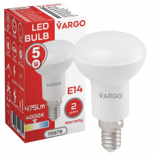 LED лампа VARGO R39 5W E14 4000K 475lm (115679), Качество