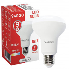 LED лампа VARGO R63 9W E27 4000K 855lm (115682), Качество