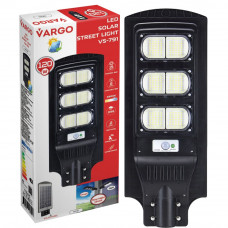 LED уличный светильник на солнечной батарее VARGO 120W 6500K, Аккумулятор: 3.2V, 14Аh Солнечная панель: 6V, 18W, с датчиком