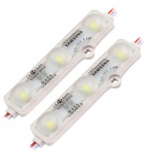 LED модуль VARGO 12V 1.5W белый IP67 60*15*8mm 160° SMD 5730 120-140lm (116936), Качество