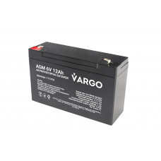 Cвинцово-кислотный аккумулятор AGM VARGO 6V 12AH (117478) 151х50х94(100) мм, Качество