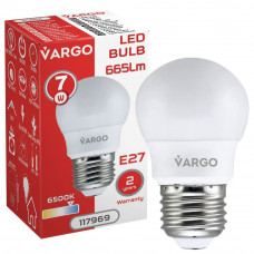 LED лампа VARGO G45 7W E27 6500K 665lm (117969), Качество