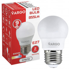 LED лампа VARGO G45 9W E27 6500K 855lm (117970), Качество