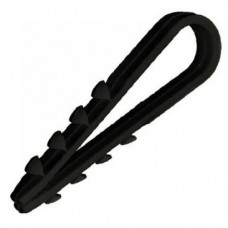 Дюбель-хомут VARGO для круглого кабеля Ø6мм, черный 100шт (118089), Качество