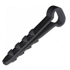 Дюбель-хомут VARGO для плоского кабеля 14х5мм, черный 100шт (118109), Качество