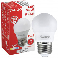 LED лампа VARGO G45 10W E27 4000K 950lm (118868), Качество