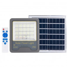 LED Прожектор VARGO на солнечной батарее 200W с датчиком движения Световой поток: 10000lm Аккумулятор: 3.7V, 15 000mAh Солнечная