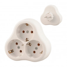 Тройник с заземлением треугольный LEZARD