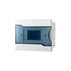 Распределительный щиток, бокс пластиковый под автоматы на 4 модуля внутренний LEZARD