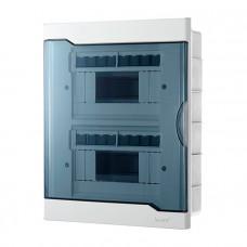 Распределительный щиток, бокс пластиковый под автоматы на 16 модулей внутренний LEZARD