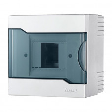 Распределительный щиток, бокс пластиковый под автоматы на 6 модулей,  щит электрический наружный LEZARD