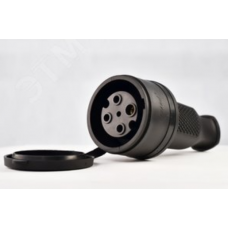 Штепсельный разъем трехфазный 3Р+Е 3х32А 380V(каучук) LEZARD
