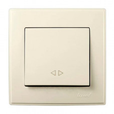 Выключатель промежуточный кремовый LEZARD Lesya