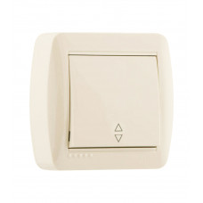 Выключатель проходной LEZARD Demet крем