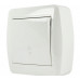 Выключатель проходной LEZARD Demet белый