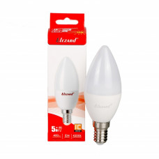 Светодиодная лампа для дома свечка B35 5W 4200K E14 220V LEZARD442-В35-1405