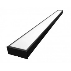 Светильник светодиодный LED Lezard 40Вт 4200K 70*1200, металл, черный 1/20 442-OL070-040B