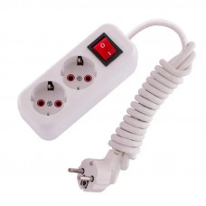 Удлинитель с/з 2 входа с выключателем 5 метров LEZARD LETITIA